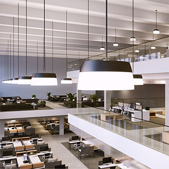 Hollowcore illuminates the interior of office space