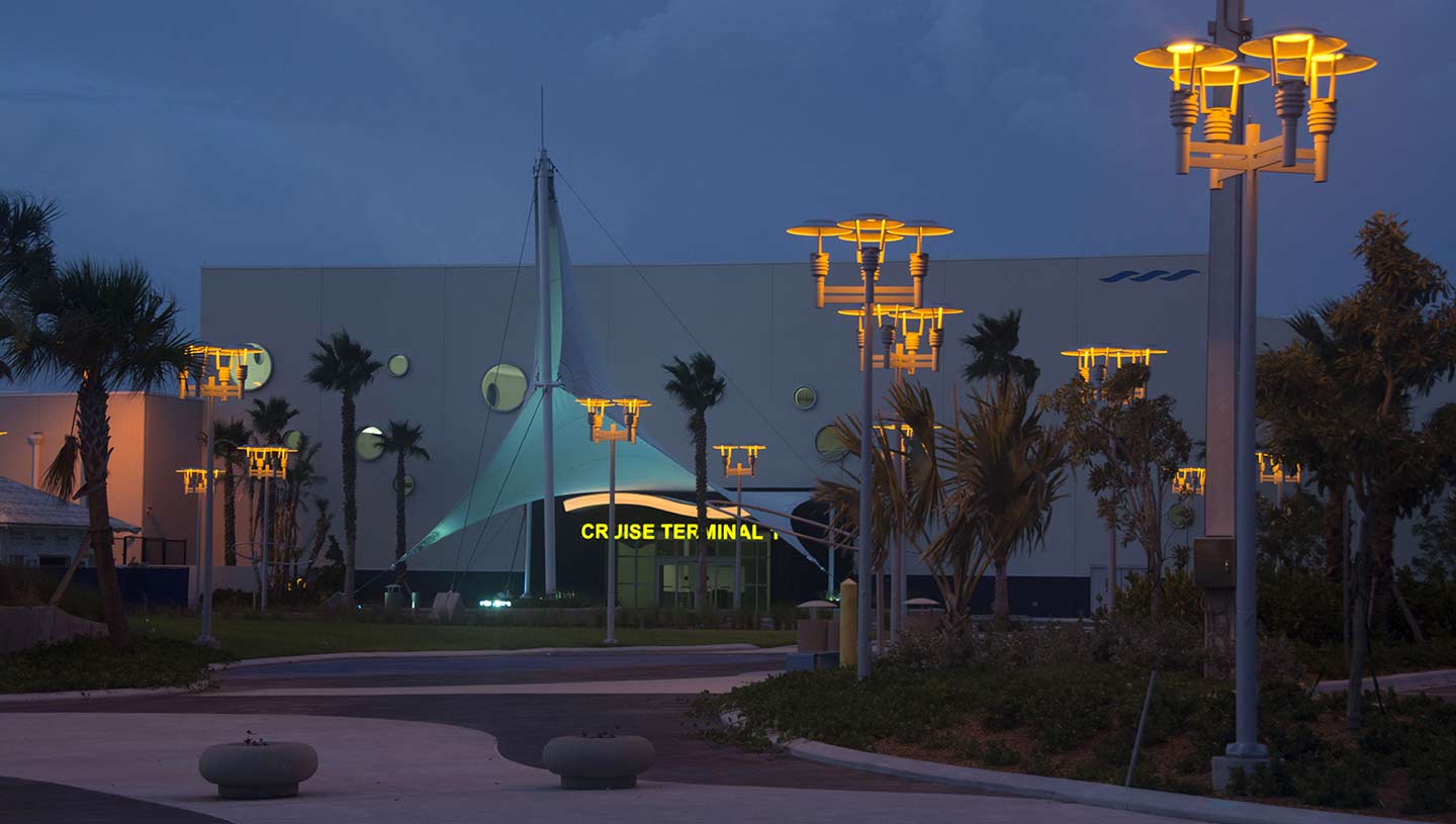 Maya by Luminis illuminates eco-friendly cruise terminal