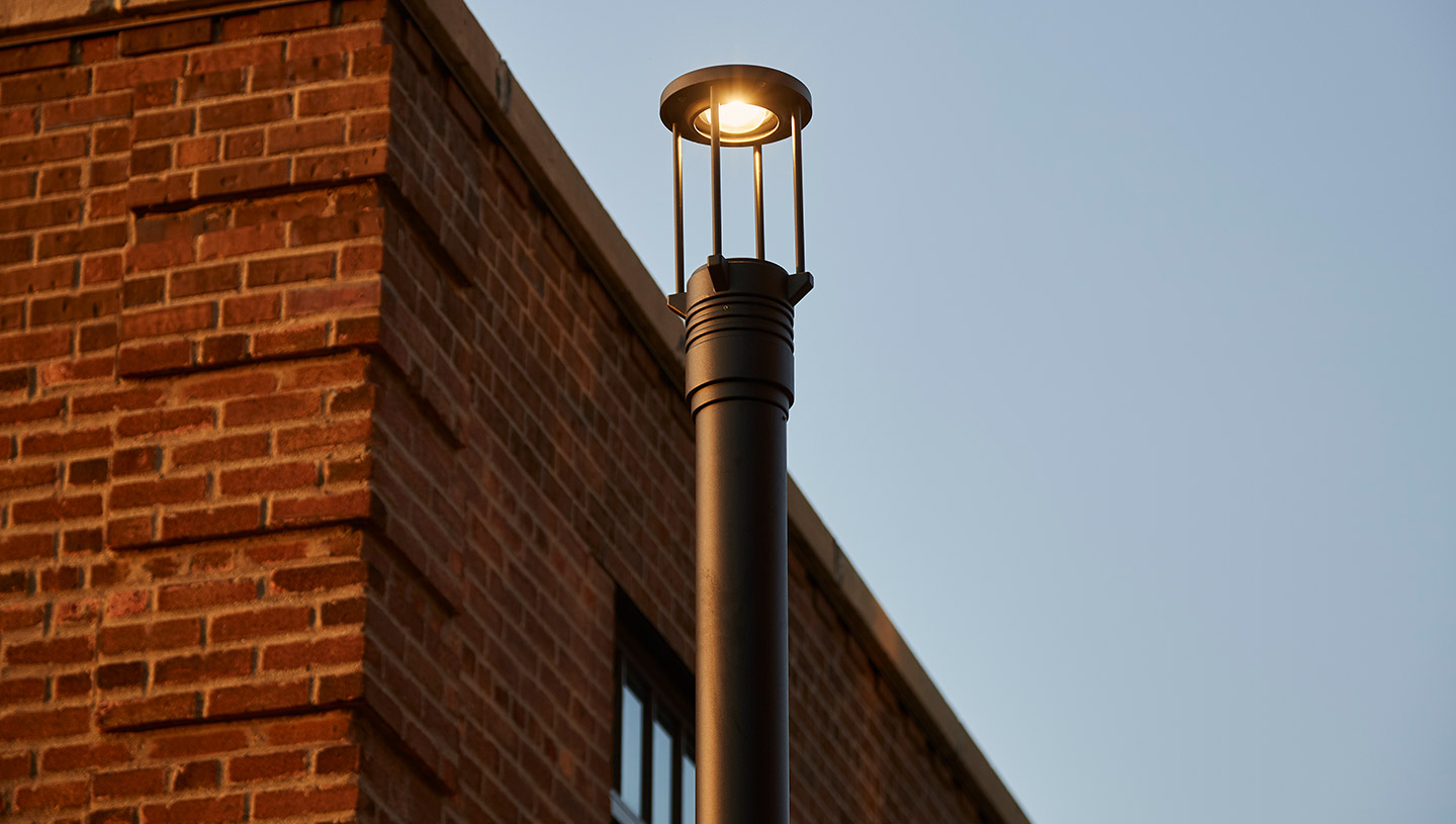 Close up of Eclipse luminaire by Luminis