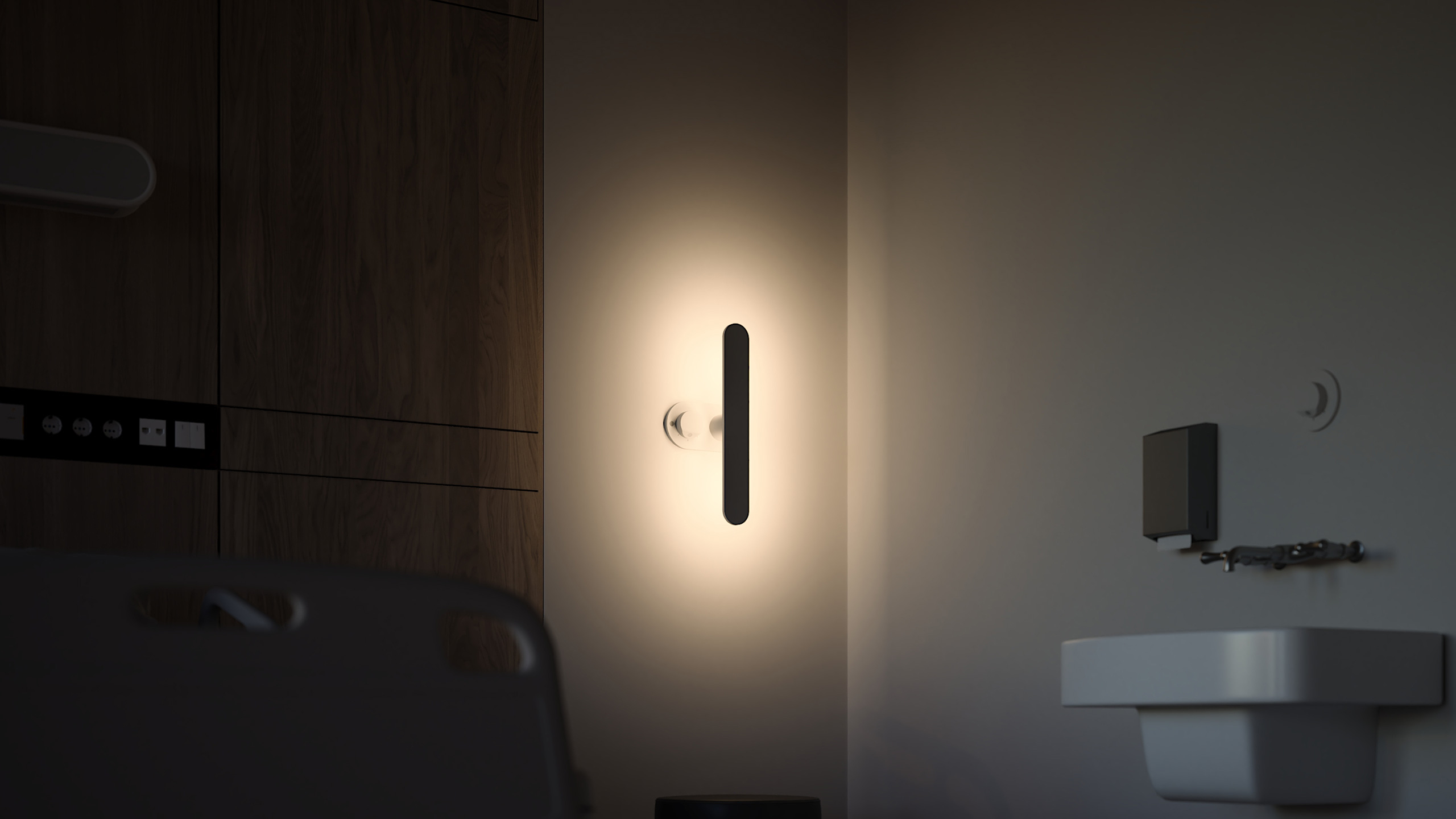 Attend sconce ambient from Nightingale