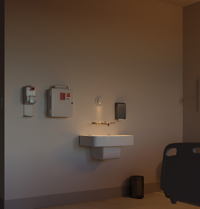 Attend sconce from Nightingale can configure to every space and need
