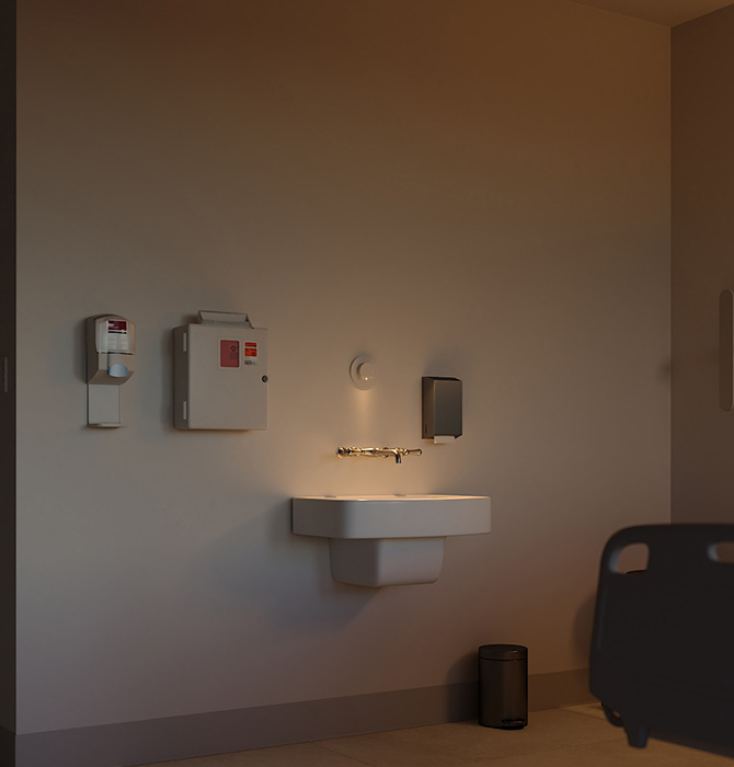 Attend sconce from Nightingale can configure to every space and need