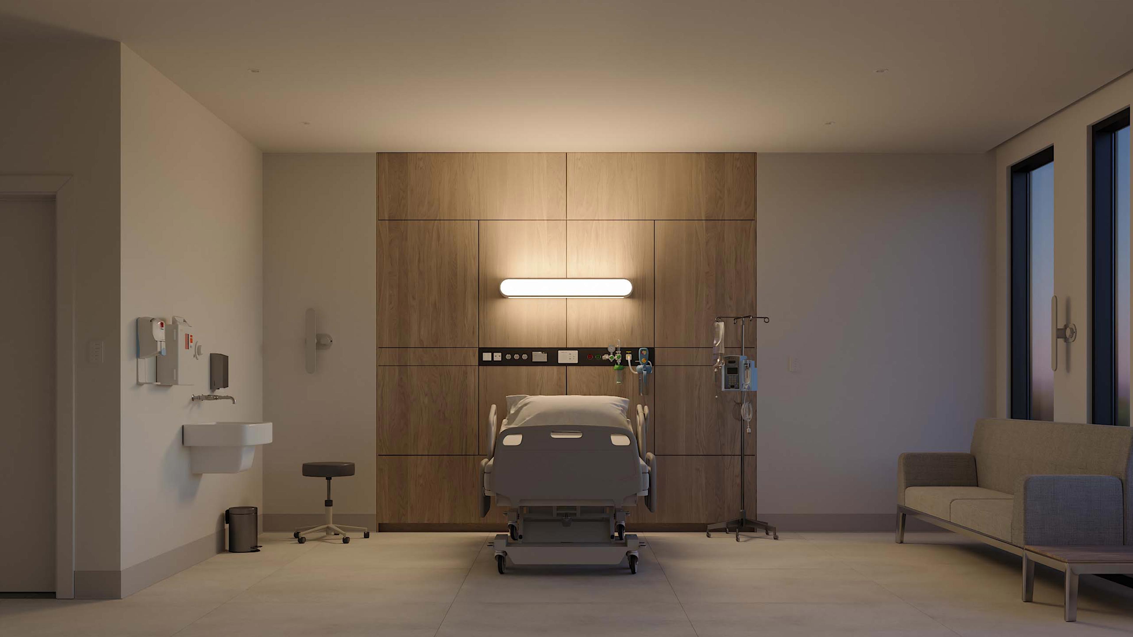 Respond™ headwall exam lighting from Nightingale
