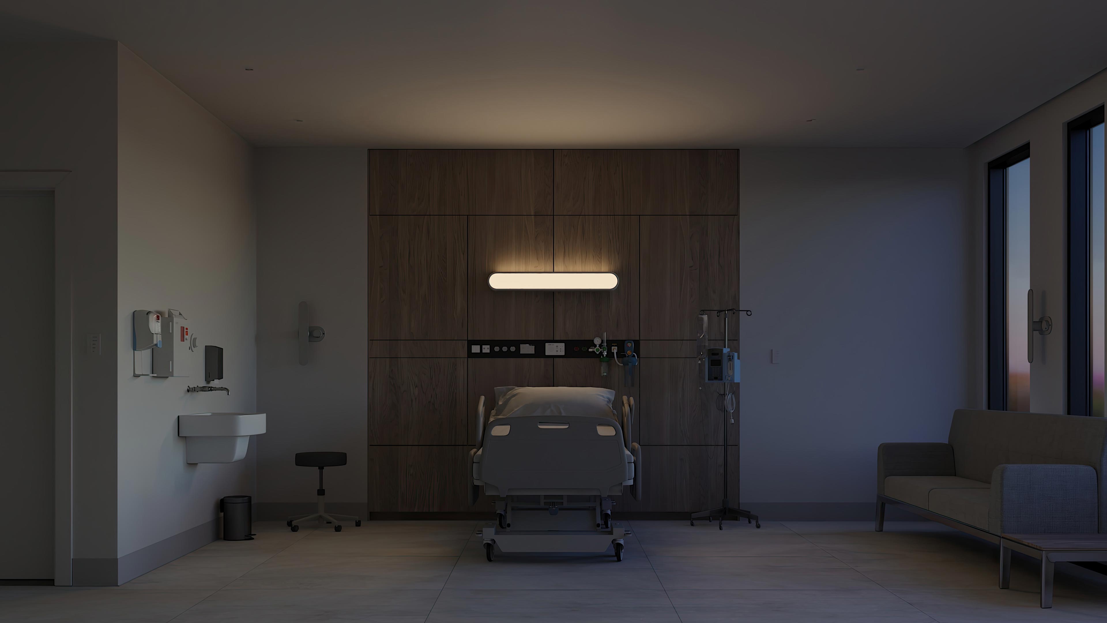 Respond™ headwall night observation lighting from Nightingale