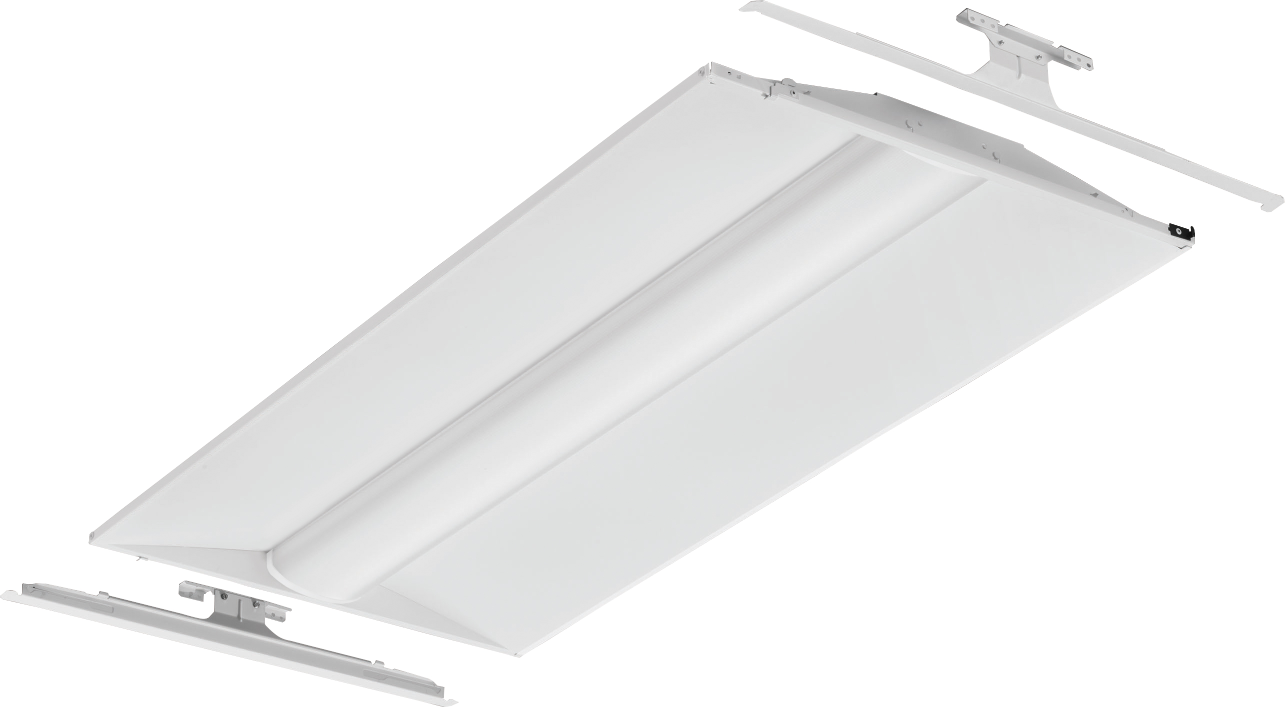 troffer fluorescent light kitchen