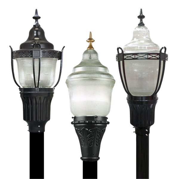 GVD3 & GPD3 - GranVille LED Post-top Acorns