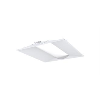 2x4 static troffer flush hard ceiling