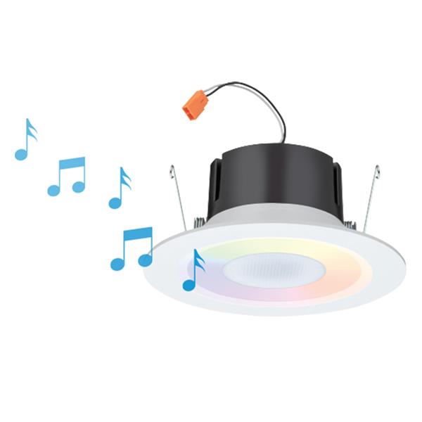 Smart Speaker Light - J6SLC - 6” Smart Downlight with Integrated