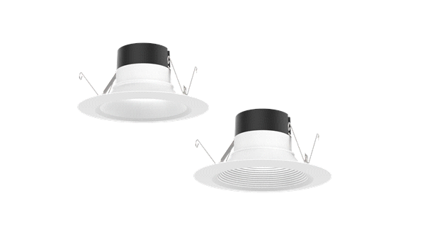 E Series LED Trim Kit - 4in u0026 5 and 6in Switchable White LED Downlights in  Smooth or Baffle Trim Styles