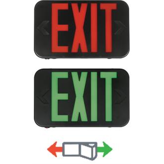 EXRG Exit Sign - Basics™, Color Switching, Thermoplastic Exit