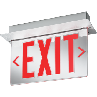 LRP Exit Sign - Signature®, Aluminum Edge-Lit Exit Sign