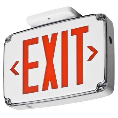 WLTE Exit Sign - Indura®, Thermoplastic Exit Sign, Wet