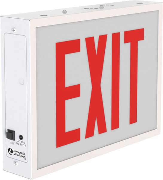 TCE Exit Sign - Indura®, Steel Exit Sign, Chicago Rated