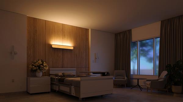 Respond™ headwall fixture ambient mode long term care