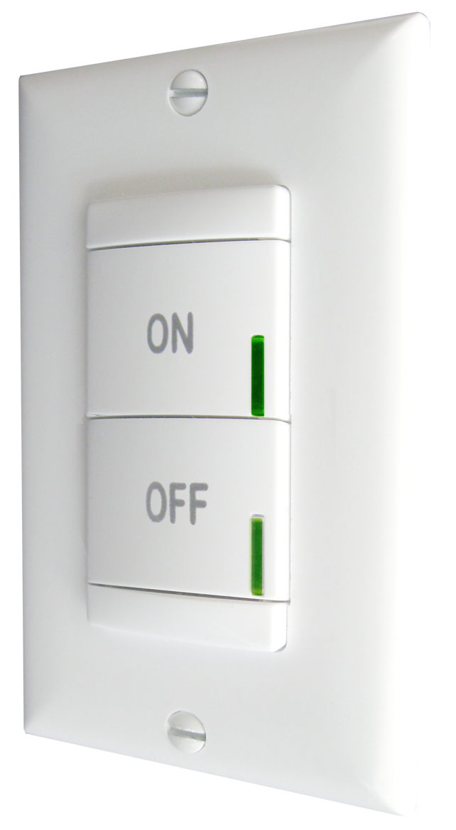 SPODMR WR - Line Voltage Powered Wall Switch with Wireless Sensor Interface