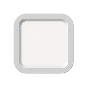 Attune™ BH panel 1X1 Bottom Grid White