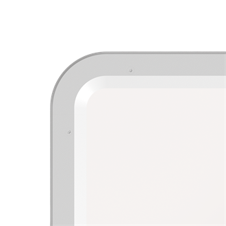 Attune™ BH panel 1X1 Grid White