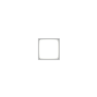 Attune™ BH panel 1X1 Grid Bottom View White