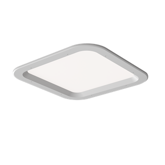 Attune™ BH panel 1X1 Side Grid White