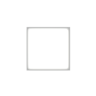 Attune™ BH panel 2X2 Grid Bottom View White