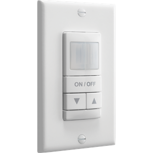 nLight Acuity Controls NPODM-4S-DX-WH Low Voltage Push-Button Wallpod White 