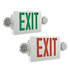 LE/LQM. Standard Custom wording Exit sign for LQM and LE series
