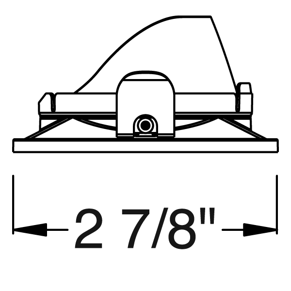 2sqabv Adjustable Bevel Trim Aculux Led 2in Square Bevel Pinhole Trim