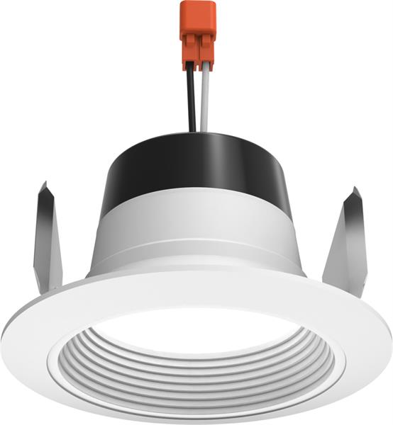 4RLD Trim - LED Wet Location 4in Round Baffle Retrofit Downlight