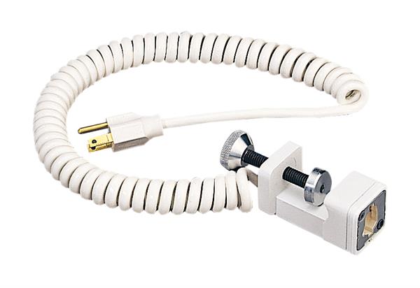 PRY シュウト PRGD LIGHT WEIGHT 3P SETUP T133 Adapter Coil-Cord Monopoint - Trac-Master® Grounded Plug-In