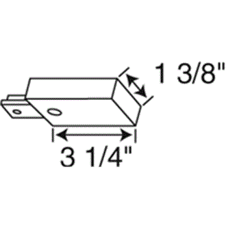 Juno T38WH Trac-Master End Feed Connector White Track Lighting T38 1/2" LOT 2 Juno T38WH Trac-Master End Feed Connector White Track Lighting T38 1/2" LOT 2