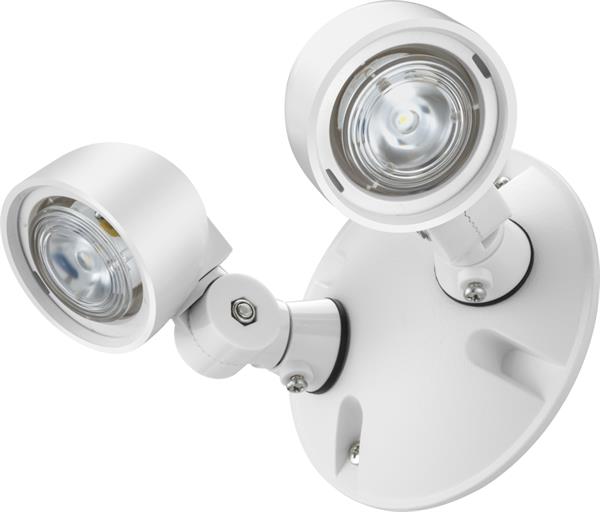 Lithonia Lighting Ere GY Sgl WP M12 Single Head Emergency, Gray