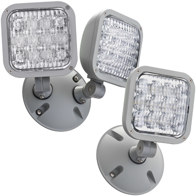 Lithonia Lighting ELA NX N1212 Gray Remote Lighting Head W/Mounting Plate
