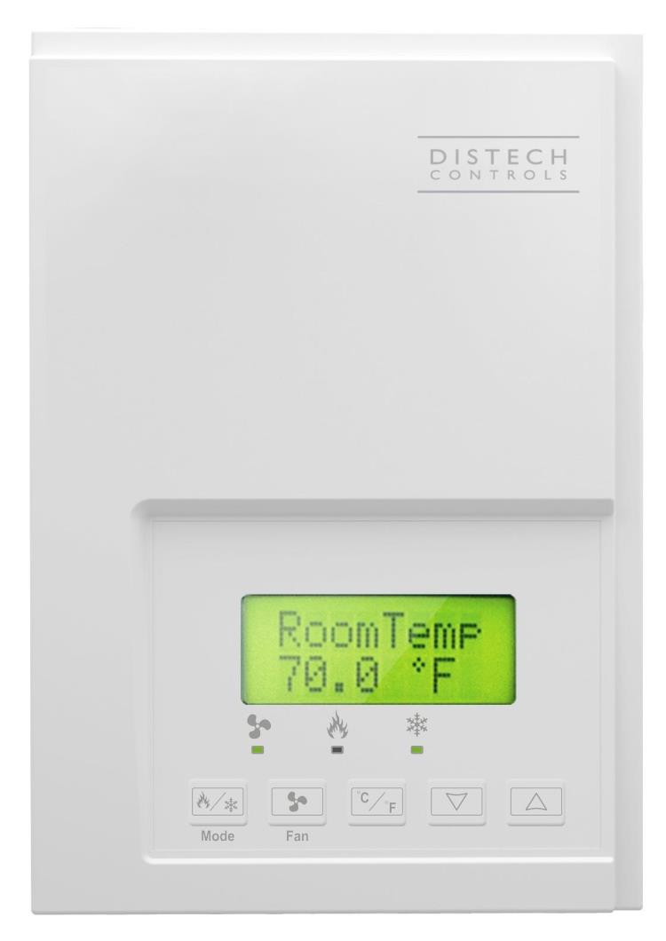 Distech Controls ECL-STAT-HPP Digital Fan Coil LonTalk Thermostat 